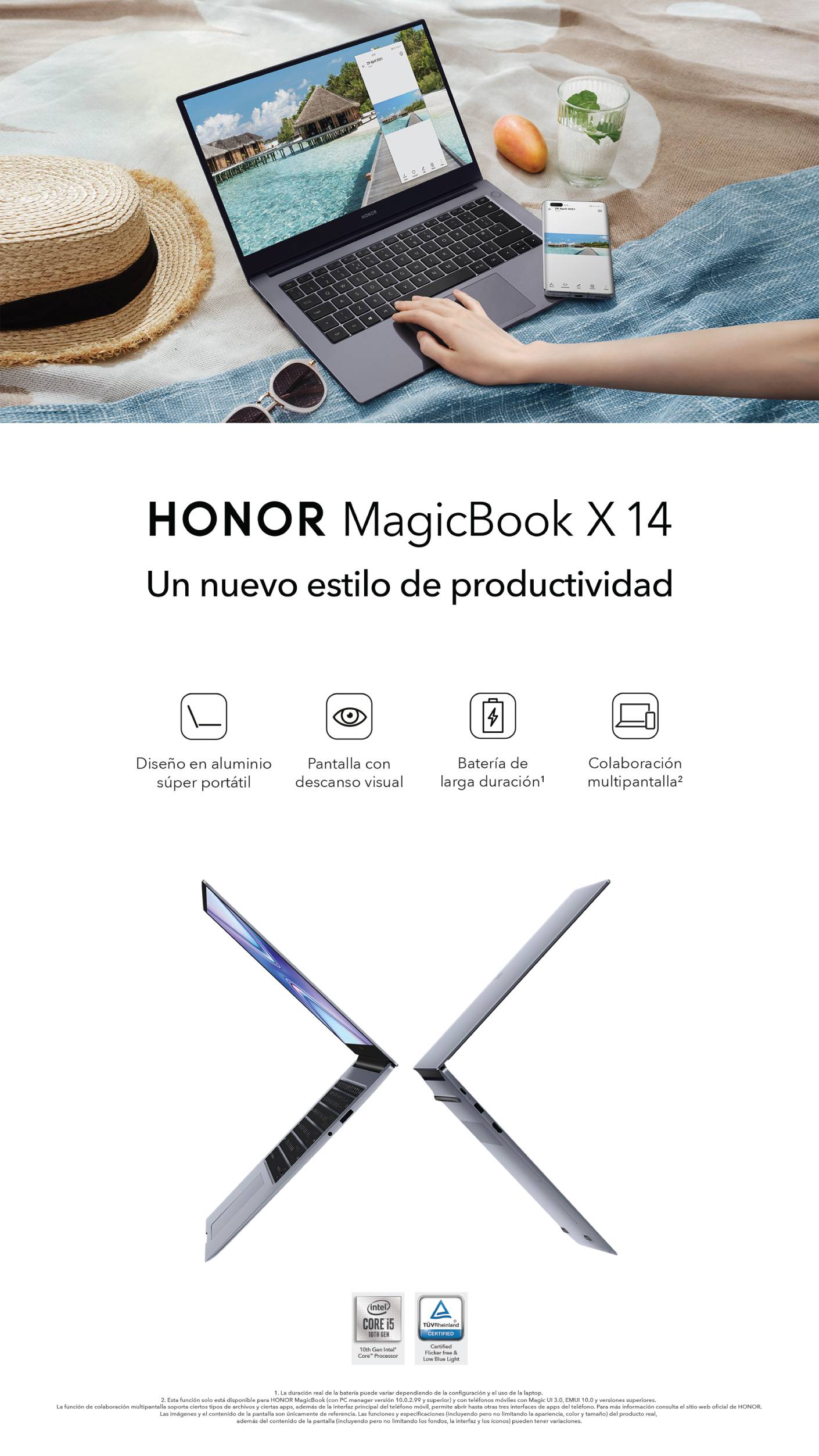 HONOR MagicBook X14 - Un nuevo estilo de productividad
